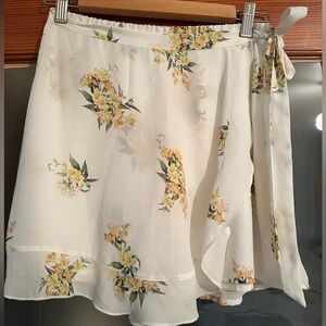 Show me your Mumu - Wrap Skort - White and Yellow